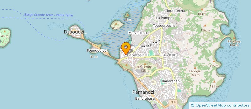 localisation de l'entreprise MAHABA MEMA à DZAOUDZI