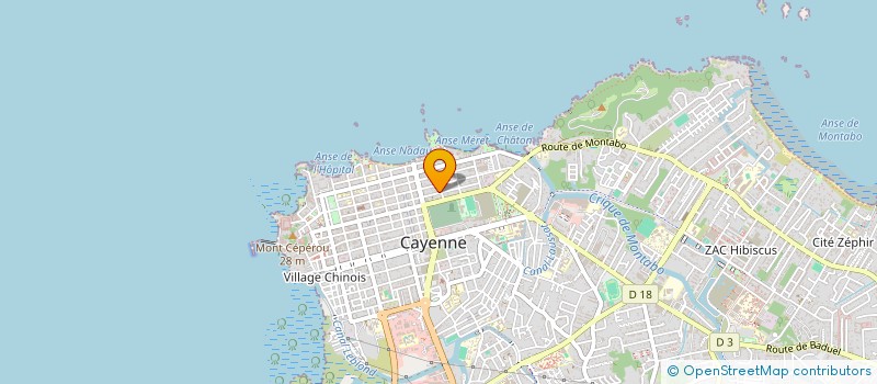 localisation de l'entreprise MAHAFALY à CAYENNE