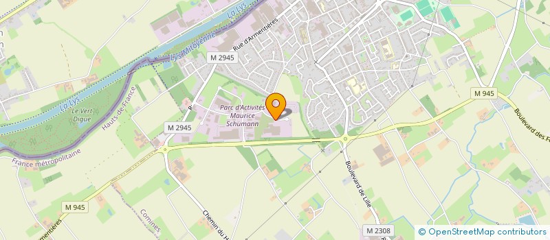 localisation de l'entreprise MAHAKA à COMINES