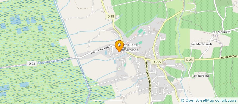 localisation de l'entreprise MAHALA  SAINT-CIERS-SUR-GIRONDE