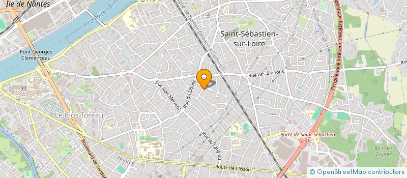 localisation de l'entreprise MAHALIA 5 INVEST à SAINT-SEBASTIEN-SUR-LOIRE