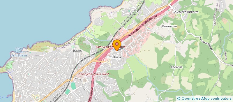 localisation de l'entreprise MAHALO  SAINT-JEAN-DE-LUZ