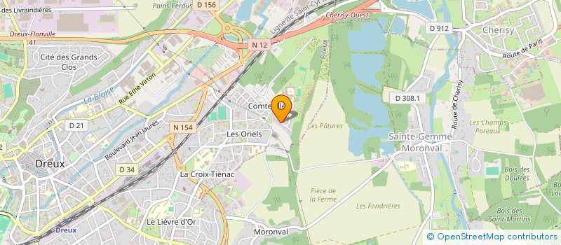 localisation de l'entreprise MAHALO PATRIMOINE à DREUX