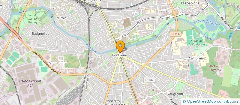 localisation de l'entreprise MAHAMATH  LE MANS