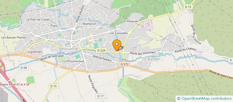 localisation de l'entreprise MAHANA  PELISSANNE