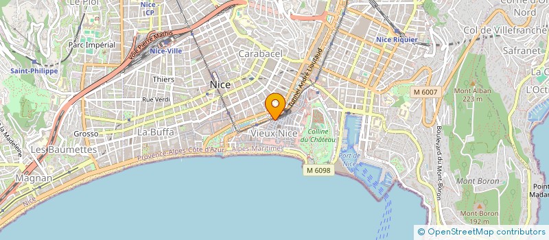 localisation de l'entreprise MAHANA à NICE