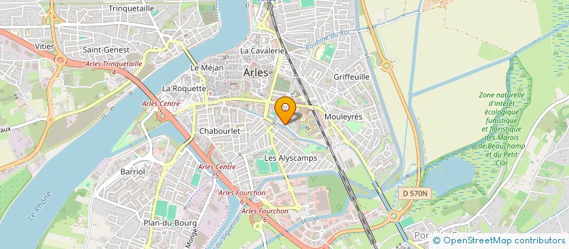 localisation de l'entreprise MAHANA SERVICES à ARLES