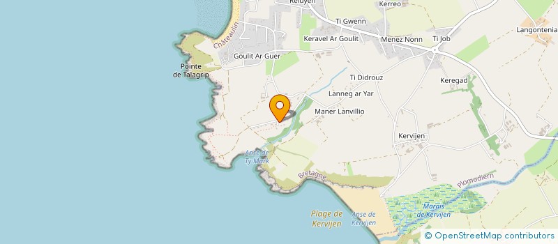 localisation de l'entreprise MAHARAJ ASSOCIATION  PLOMODIERN