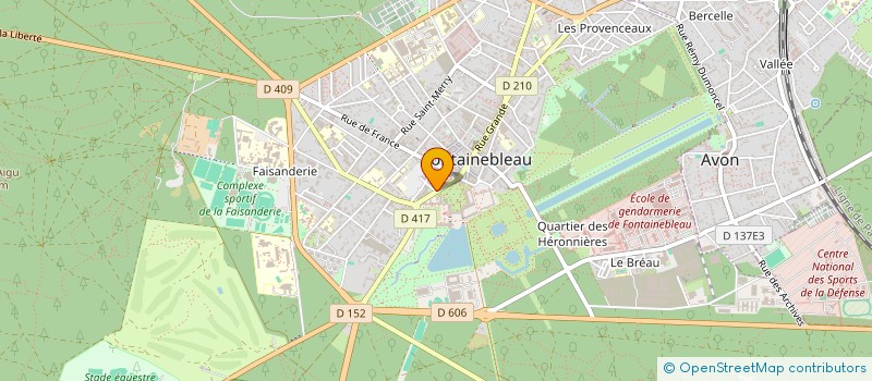 localisation de l'entreprise MAHARAJA à FONTAINEBLEAU