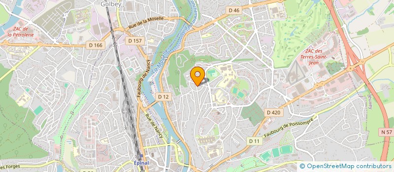 localisation de l'entreprise MAHARAJA  EPINAL