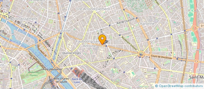 localisation de l'entreprise MAHARAJA  PARIS 11