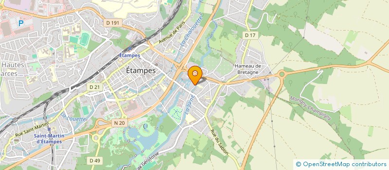 localisation de l'entreprise MAHARANI TRAITEUR  ETAMPES