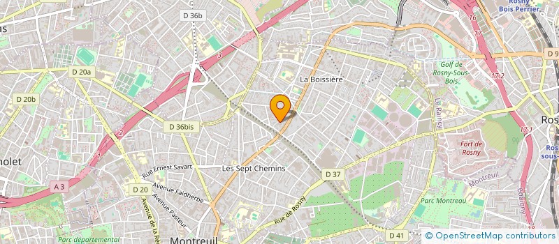 localisation de l'entreprise MAHASAMADHI à MONTREUIL