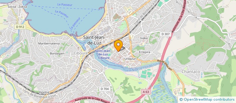 localisation de l'entreprise MAHASKA  SAINT-JEAN-DE-LUZ