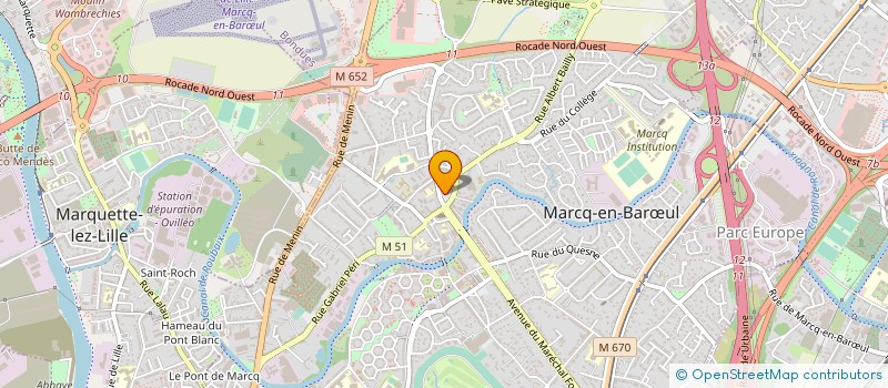 localisation de l'entreprise MAHATANGAKA à MARCQ-EN-BARŒUL