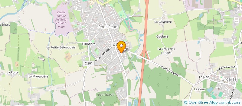 localisation de l'entreprise MAHAUD  PONT-PEAN
