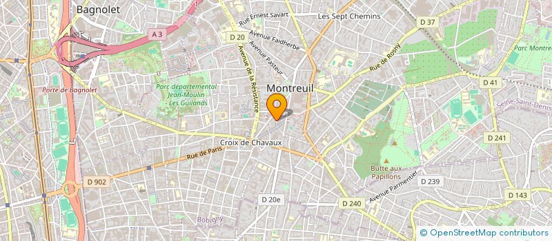 localisation de l'entreprise MAHAUT PUBLISHING à MONTREUIL