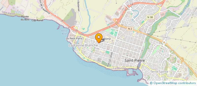 localisation de l'entreprise MAHAVASTU à SAINT-PIERRE