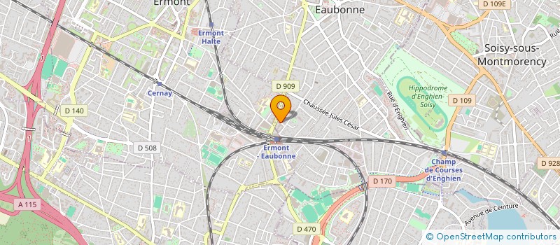 localisation de l'entreprise MAHAZ  ERMONT