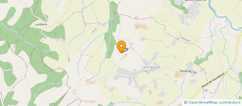 localisation de l'entreprise MAHC 64  LANNEPLAA