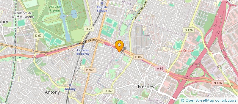 localisation de l'entreprise MAHDAVI SCI  FRESNES