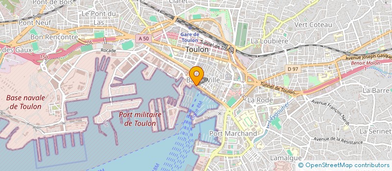 localisation de l'entreprise MAHDIA FOOD à TOULON