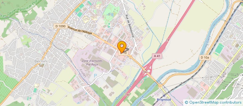 localisation de l'entreprise MAHE 2  CROLLES