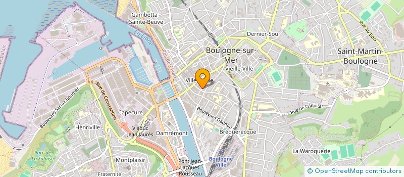 localisation de l'entreprise MAHE  BOULOGNE-SUR-MER