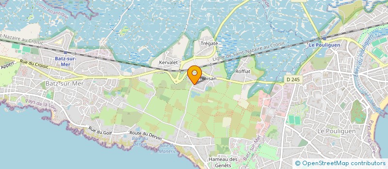 localisation de l'entreprise MAHE  BATZ-SUR-MER