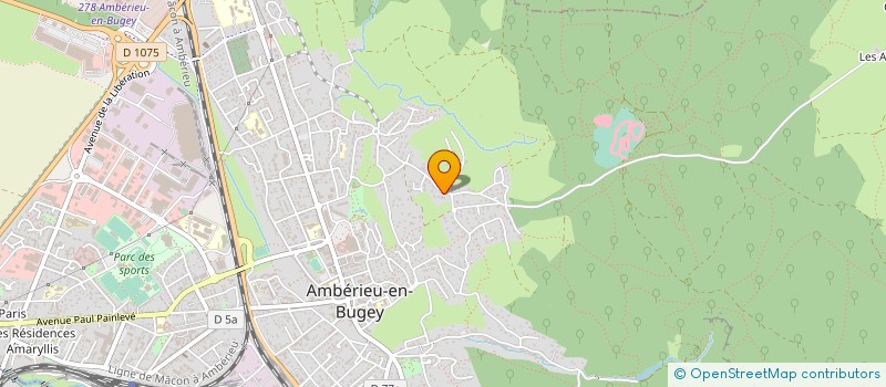 localisation de l'entreprise MAHE à AMBERIEU-EN-BUGEY