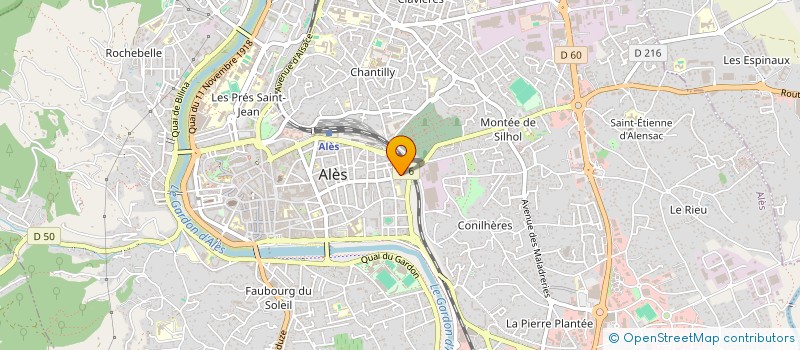localisation de l'entreprise MAHE à ALES