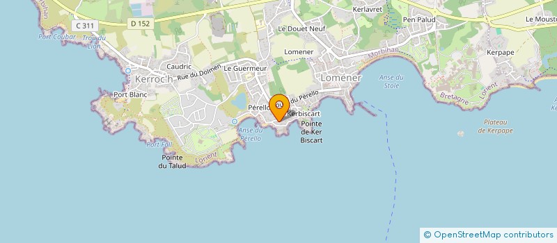 localisation de l'entreprise MAHE à PLOEMEUR