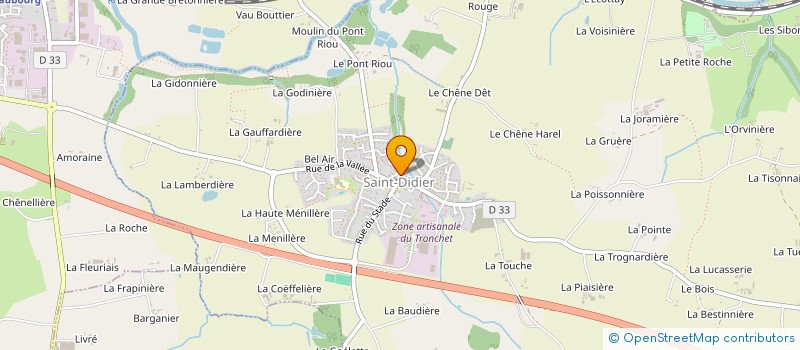 localisation de l'entreprise MAHE  SAINT-DIDIER