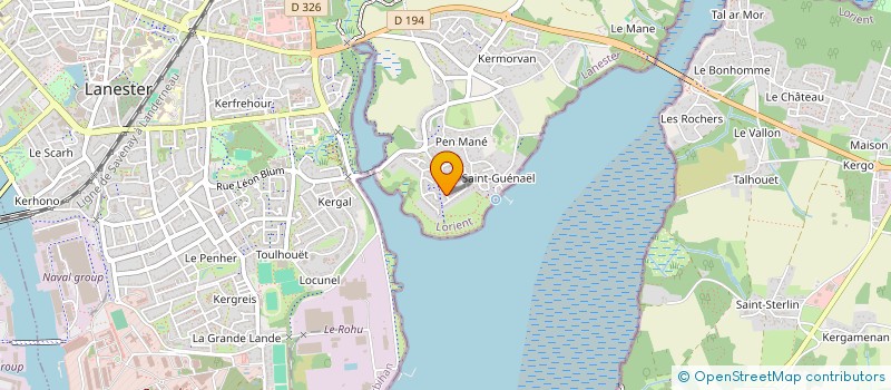 localisation de l'entreprise MAHE  LANESTER