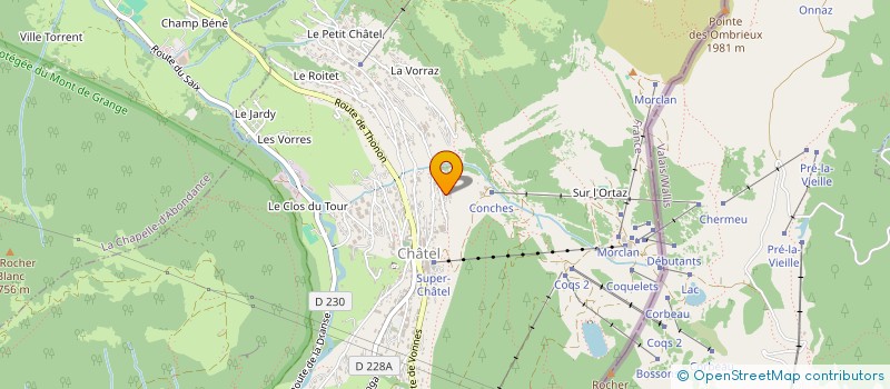 localisation de l'entreprise MAHE à CHATEL