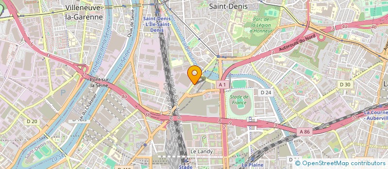 localisation de l'entreprise MAHE  SAINT-DENIS