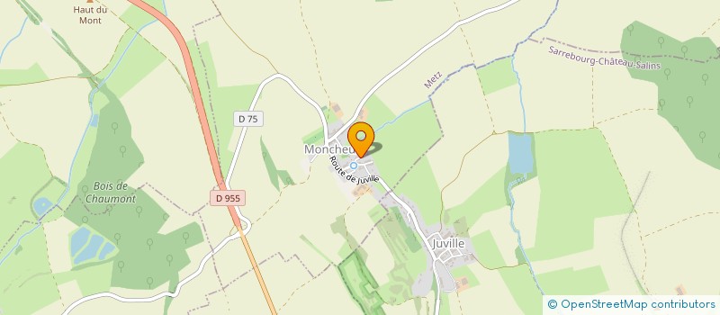 localisation de l'entreprise MAHE  MONCHEUX