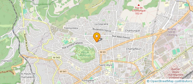 localisation de l'entreprise MAHE  CLERMONT-FERRAND