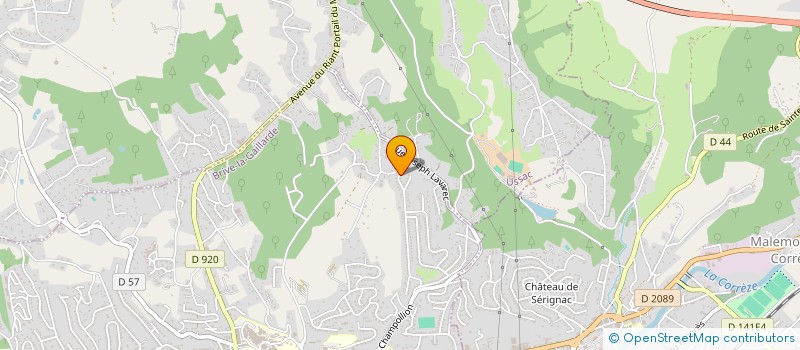 localisation de l'entreprise MAHE  BRIVE-LA-GAILLARDE