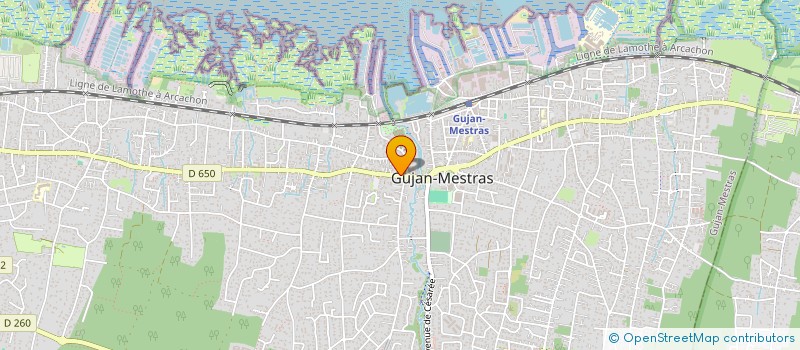 localisation de l'entreprise MAHE BEAUTY STUDIO  GUJAN-MESTRAS