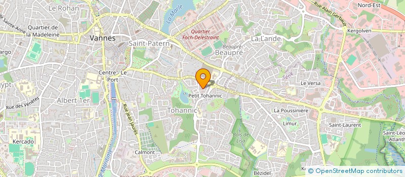 localisation de l'entreprise MAHE & CO à VANNES