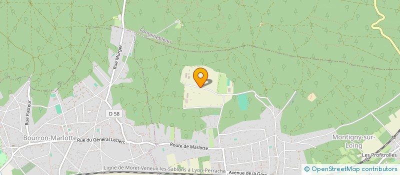 localisation de l'entreprise MAHE FOODS  MONTIGNY-SUR-LOING