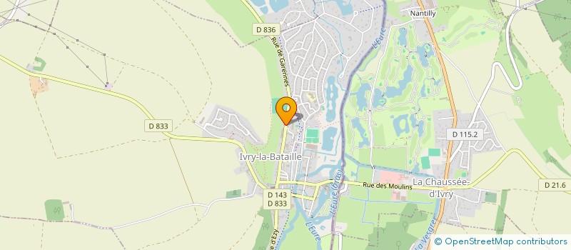 localisation de l'entreprise MAHE IMMO  IVRY-LA-BATAILLE