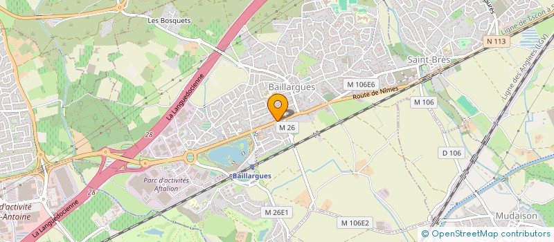 localisation de l'entreprise MAHE MANAGEMENT à BAILLARGUES