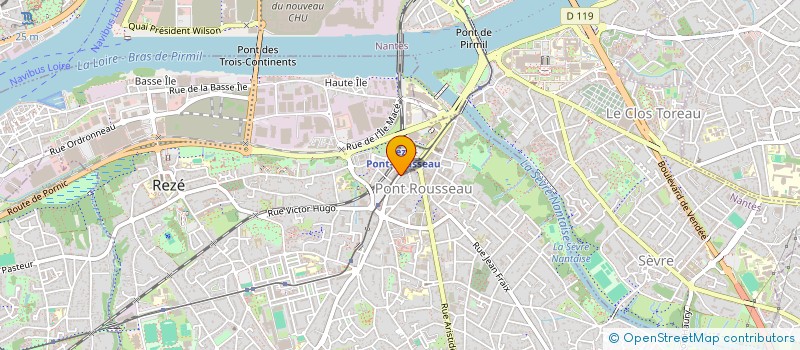 localisation de l'entreprise MAHE MANUEL IRENE  REZE