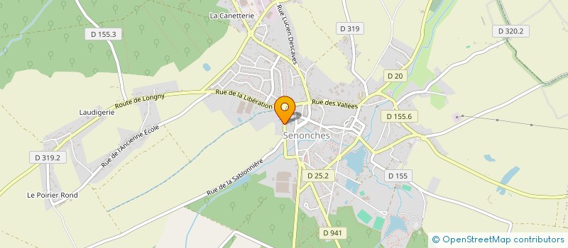 localisation de l'entreprise MAHE THOMAS COUVERTURE à SENONCHES