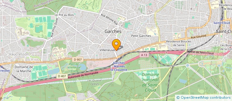 localisation de l'entreprise MAHEBA MESURES  GARCHES