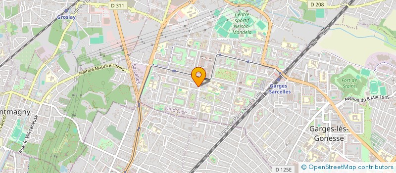localisation de l'entreprise MAHEEN à SARCELLES