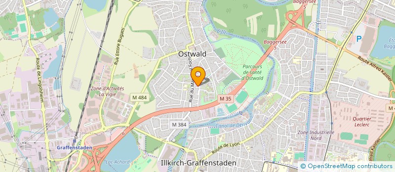 localisation de l'entreprise MAHEJAL  OSTWALD