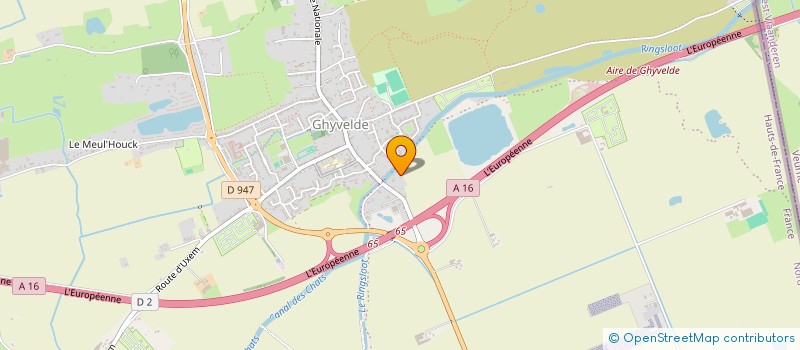 localisation de l'entreprise MAHEL  GHYVELDE